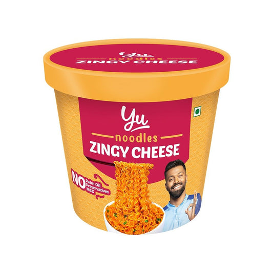 Yu Zingy Cheese Instant Cup Noodles : 80 g
