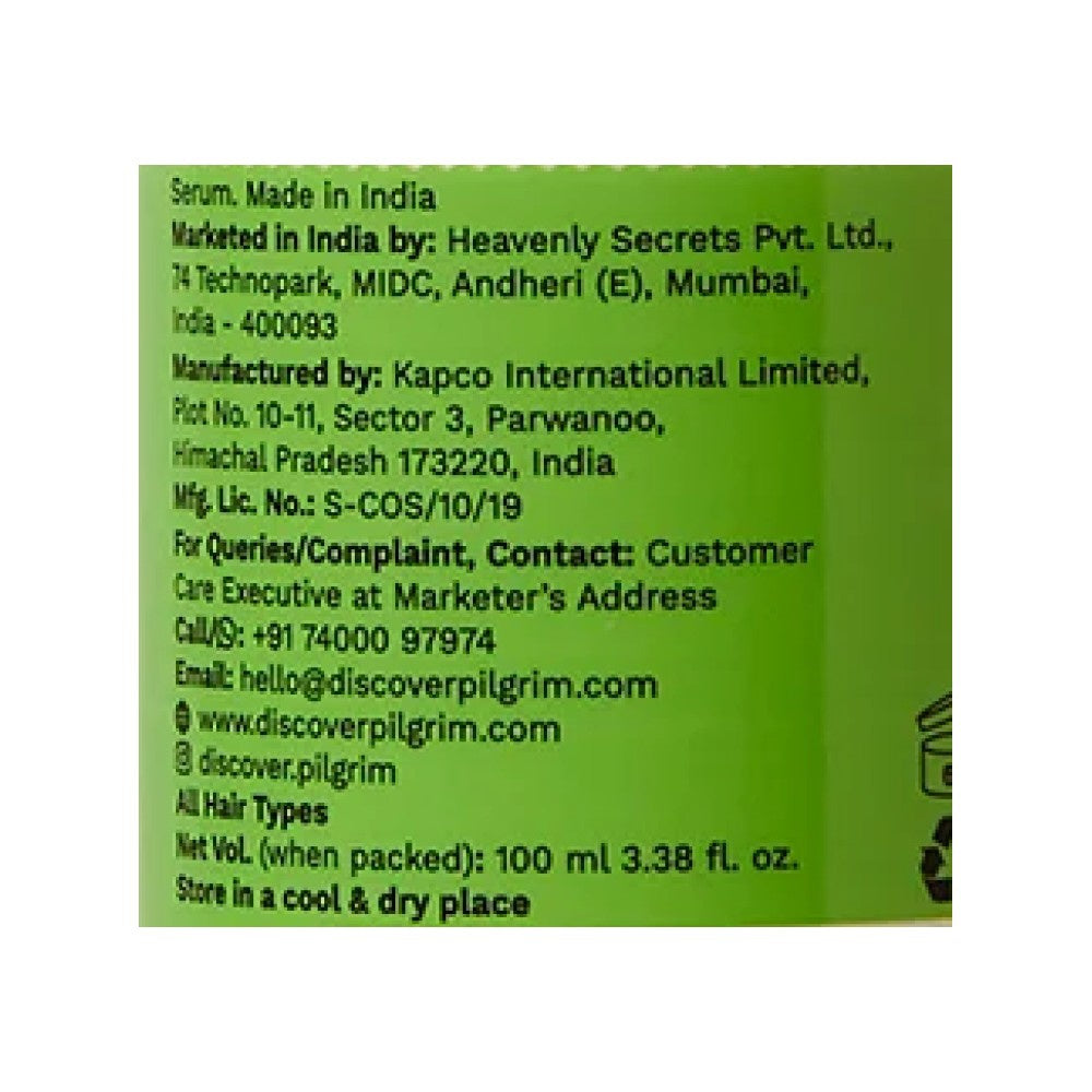 Pilgrim Australian Tea Tree Anti-Dandruff Scalp Hair Serum - Pack of 2 : 2 x 100 ml