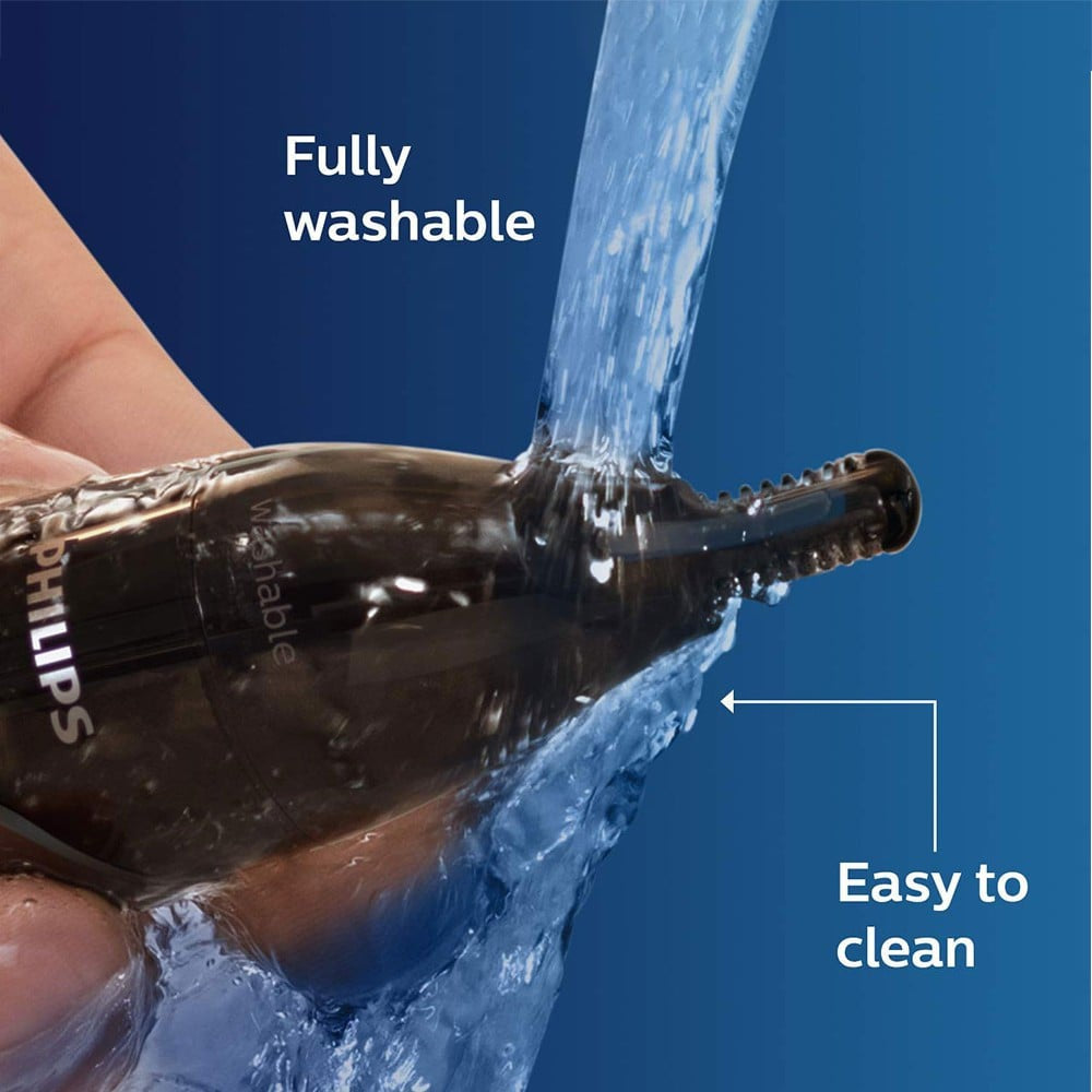 Philips NT3650/16 Cordless Nose & Ear Hair Trimmer (Grey) : 1 unit