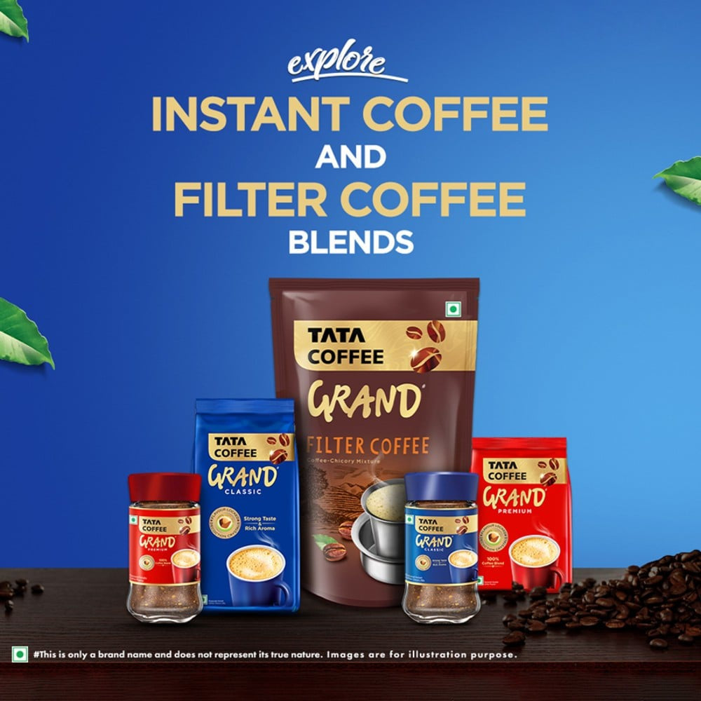 Tata Coffee Grand Classic Strong Instant Coffee : 90 g