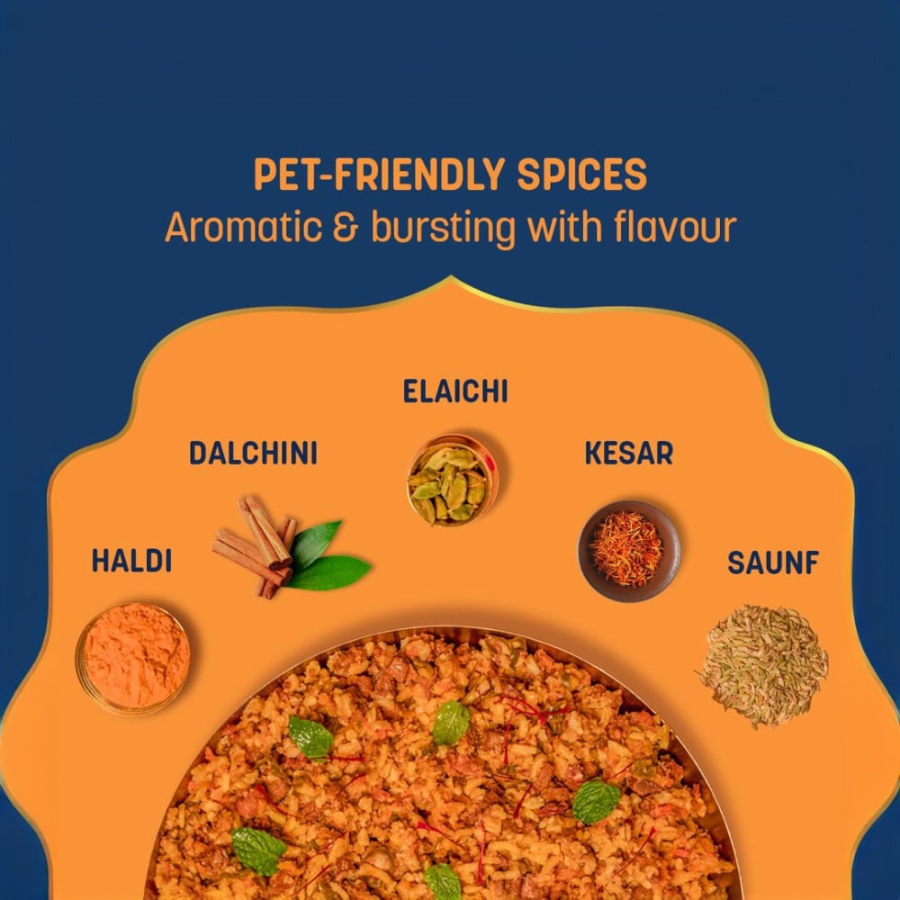 HUFT Sara's Wholesome Mutton Biryani Dog Food : 300 g