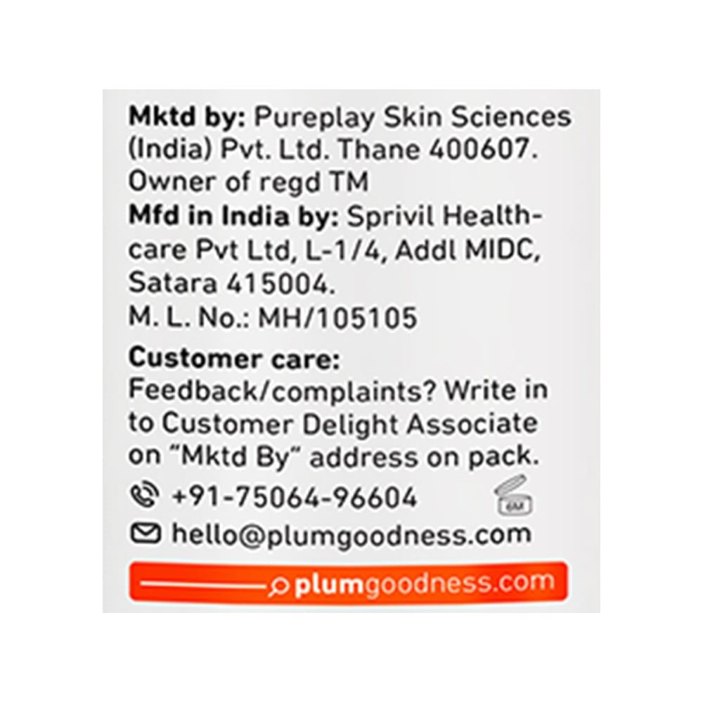 Plum Mandarin & Vitamin C Toner : 150 ml