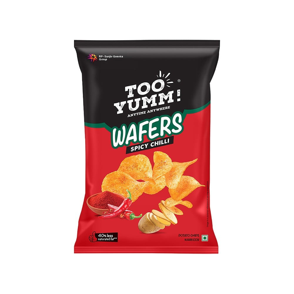 Too Yumm Spicy Chilli Wafers Potato Chips : 82 g