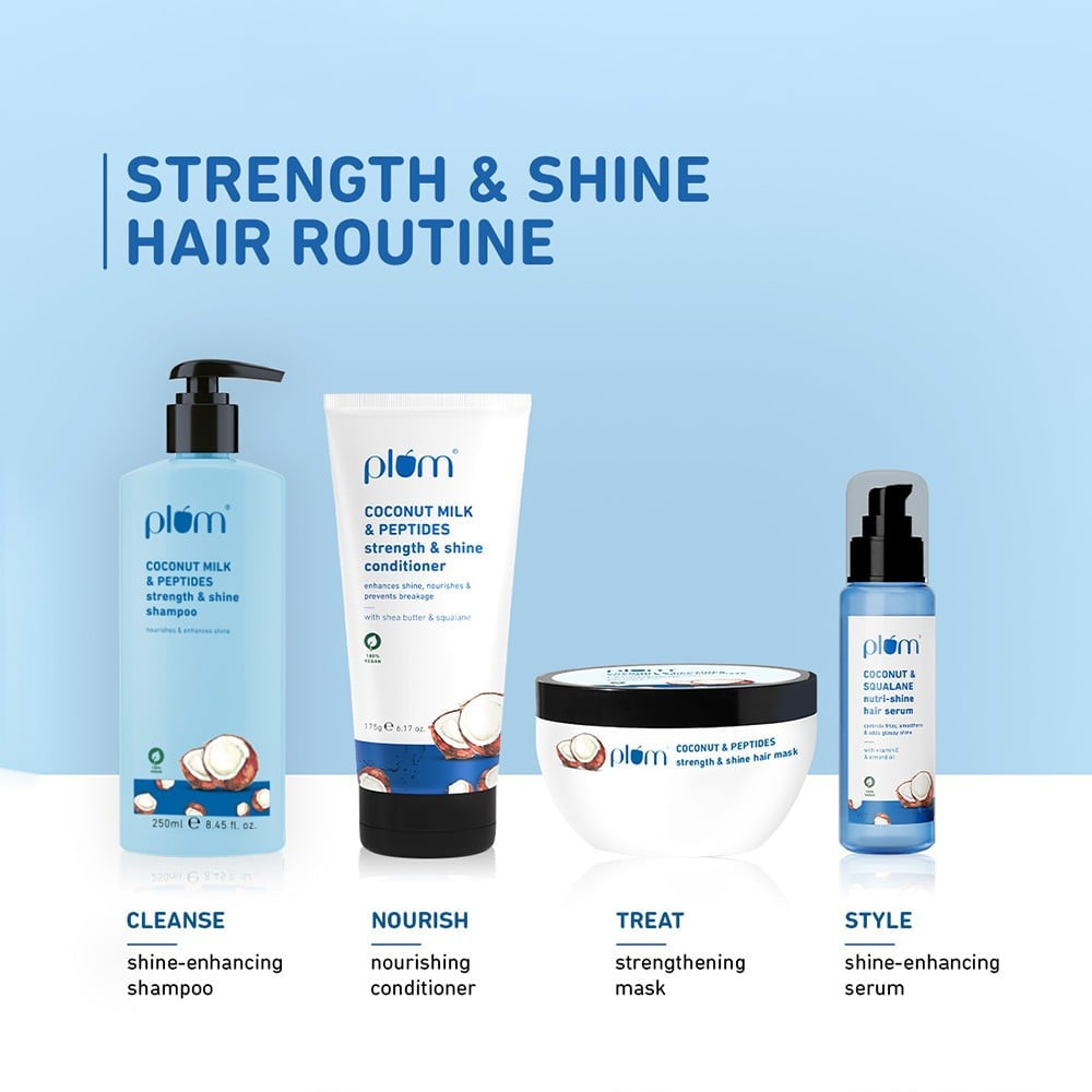 Plum Coconut Soft & Shiny Hair Duo Travel Kit : 1 pack (2 pieces)