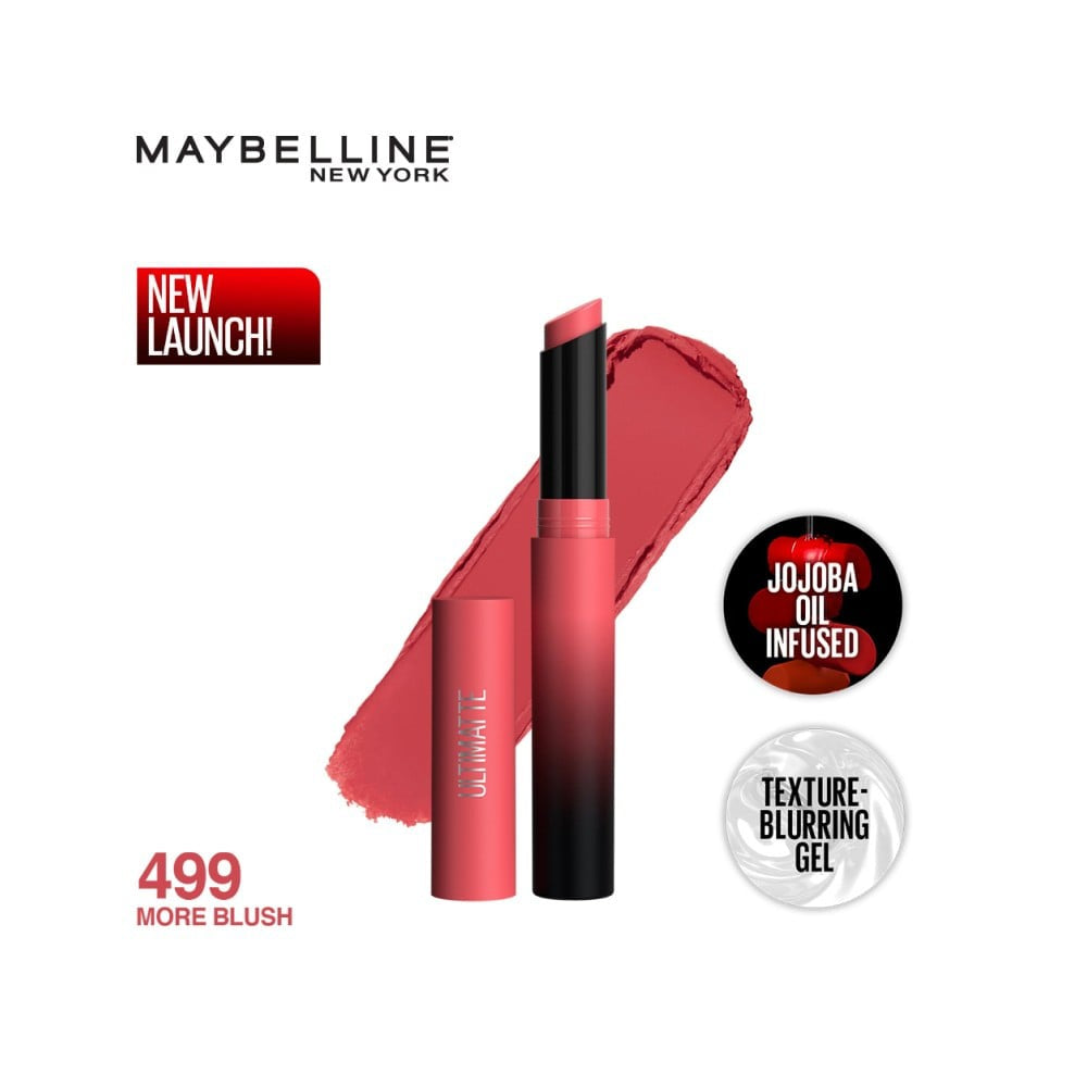 Maybelline New York Color Sensational Ultimattes Lipstick (More Blush 499) : 1.7 g