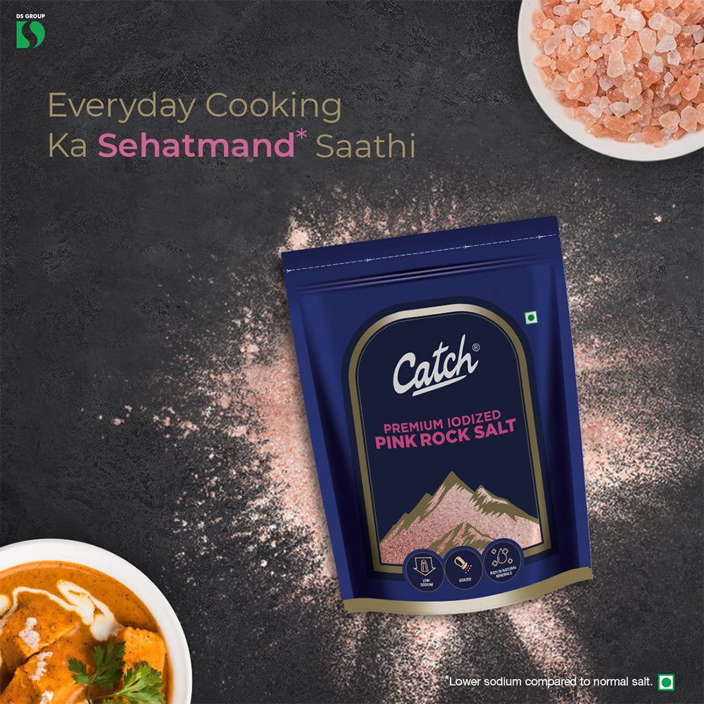 Catch Premium Pink Rock Salt / Sendha Namak (Sendha Namak) : 1 kg