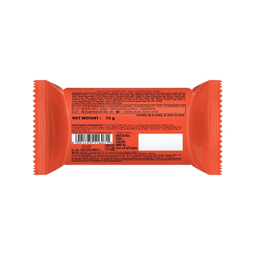 Sunfeast All Rounder Potato Biscuits with Chatpata Masala Flavour : 75 g
