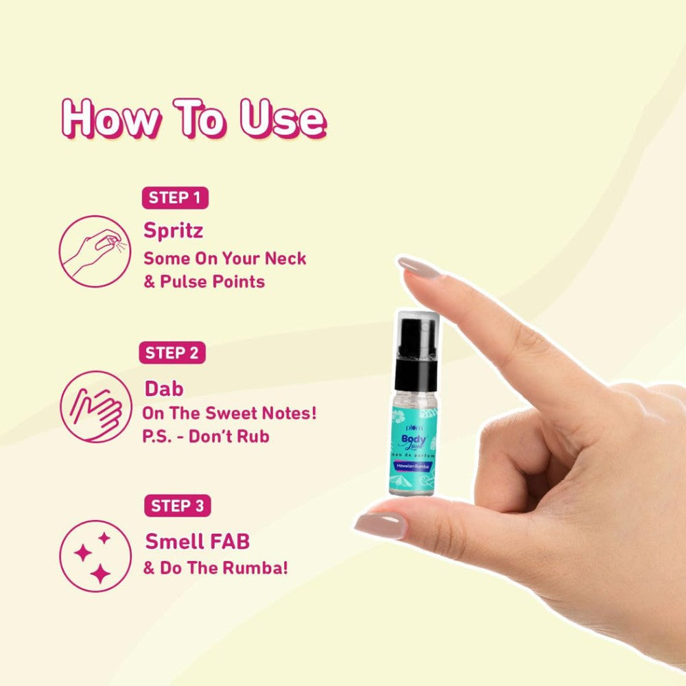 Plum BodyLovin' Perfume Gift Set (Discovery Set) - Pack of 2 : 2 x 1 pack (5 x 5 ml)