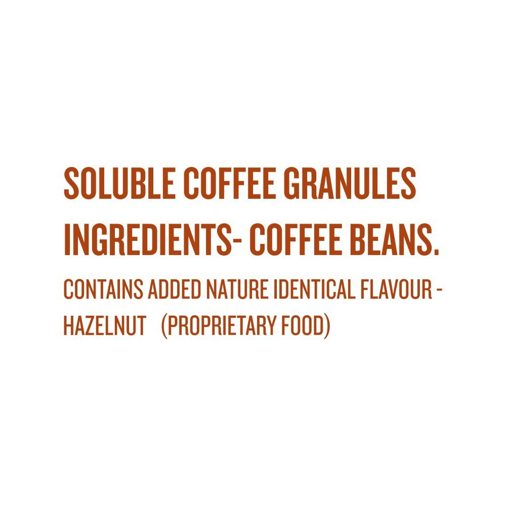 Sleepy Owl Hazelnut 100% Arabica Instant Flavoured Coffee - Pack of 2 : 2 x 100 g