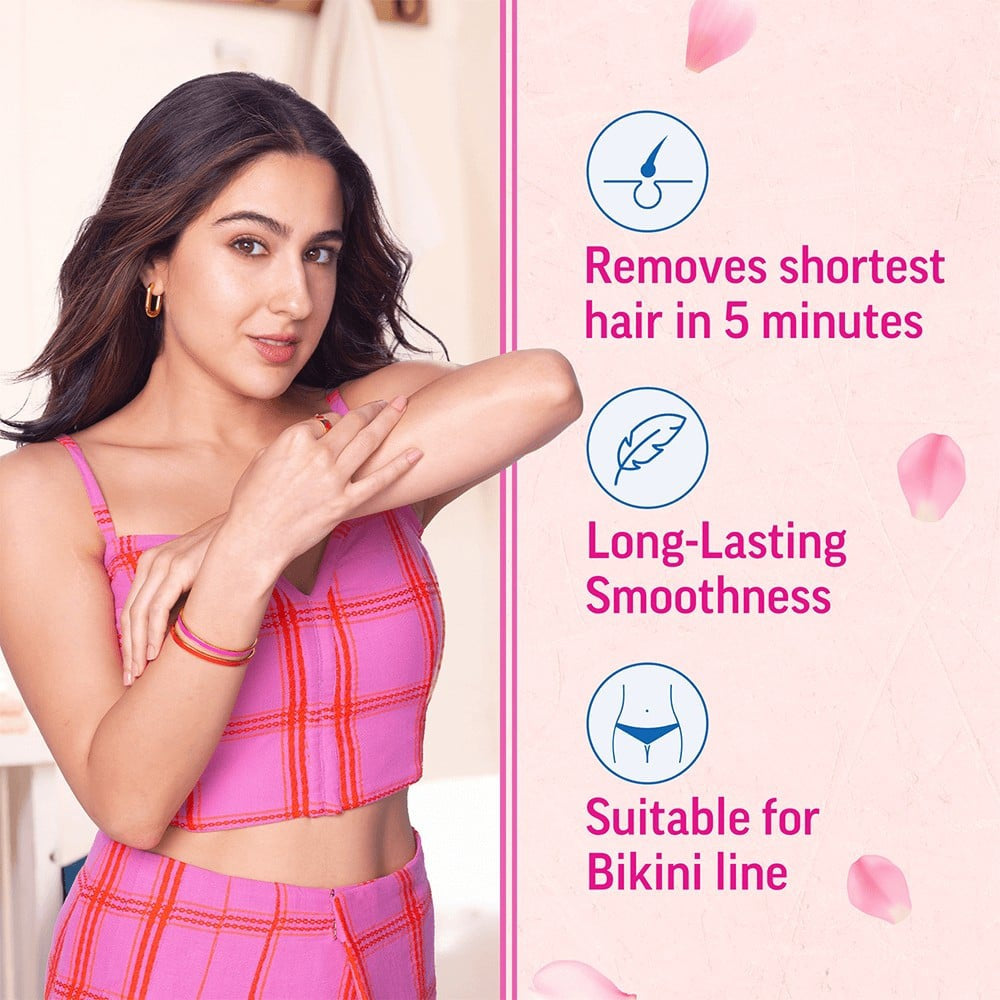 Veet Aloe & Rose Normal Skin Hair Removal Cream : 30 g
