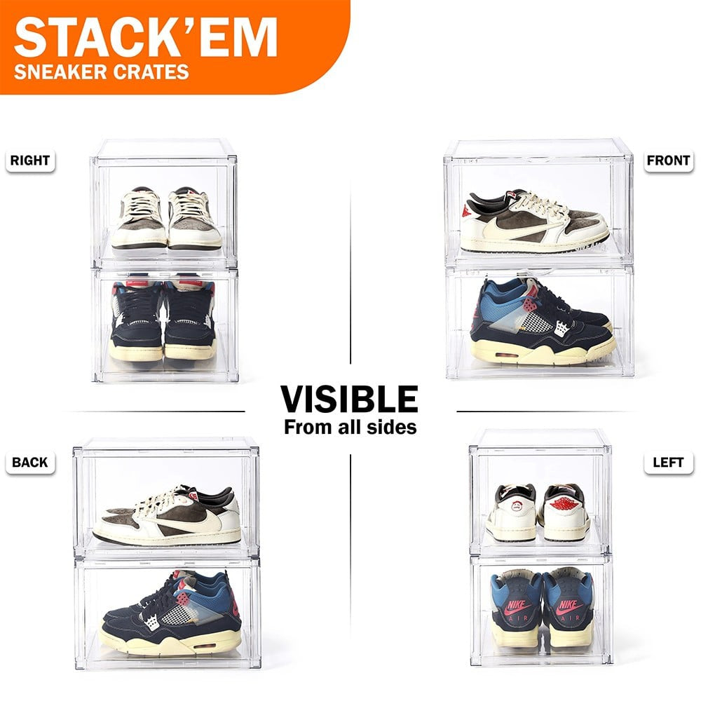 Sneakare Stack'em Shoe Organizer Crate : 1 unit