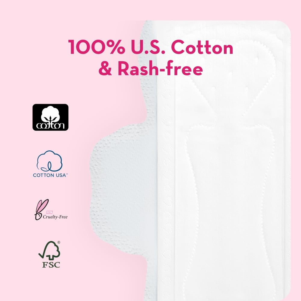 Plush Teen Sanitary Pads (with Elevated Core) : 12 pieces