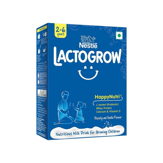 Nestle Lactogrow Nutritious Drink Mix (Biscuity Vanilla Flavour (2 - 6 years) : 400 g