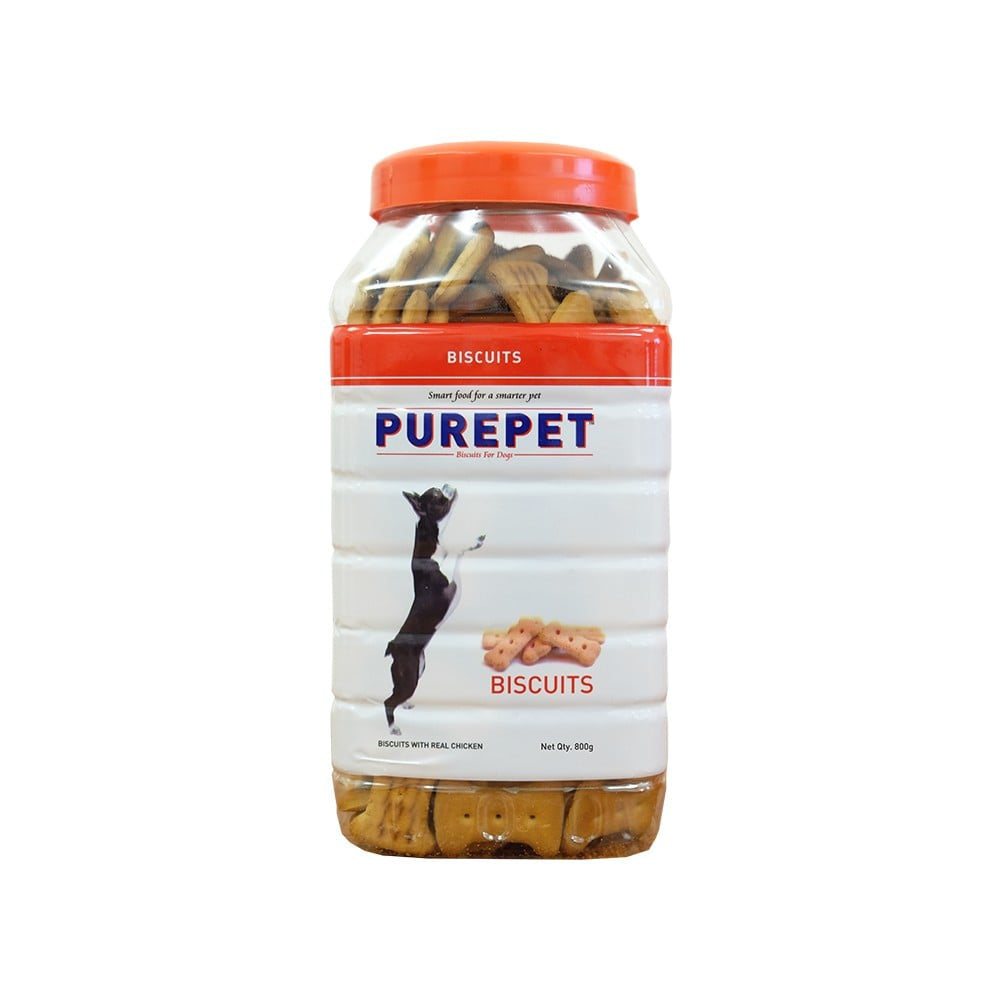 PurePet Biscuit with Real Chicken Dog Treat : 800 g