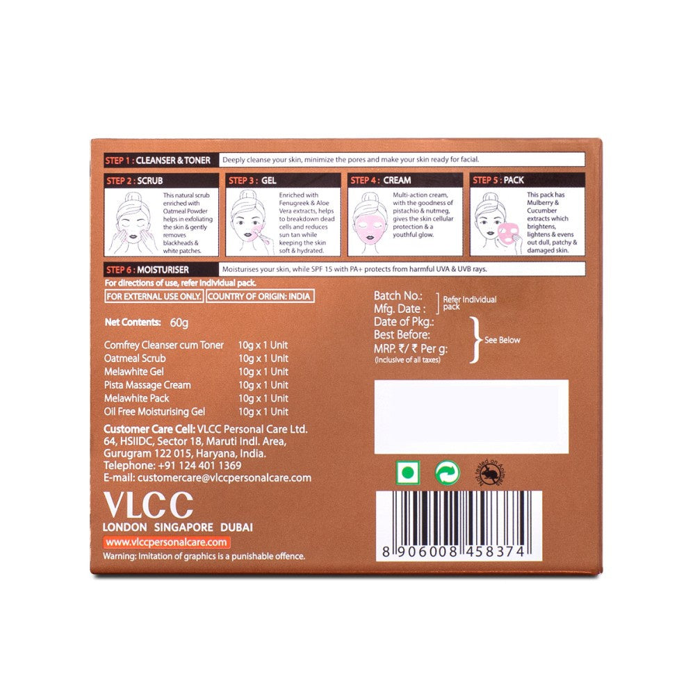 VLCC Anti Tan Facial Kit : 60 g