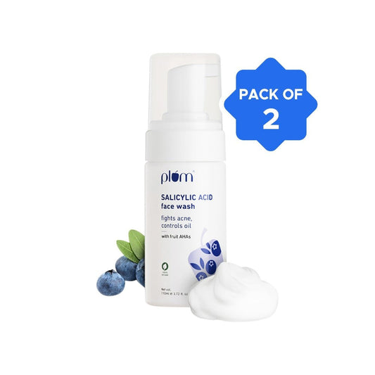 Plum Salicylic Acid Face Wash - Pack of 2 : 2 x 110 ml