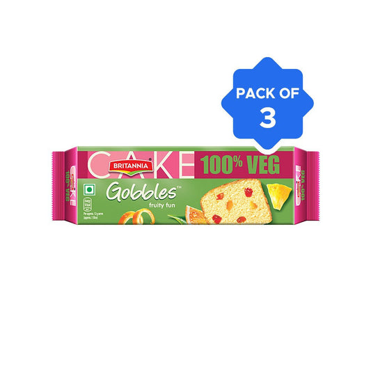Britannia Slice Cake (Veg) - Pack of 3 : 3 x 55 g