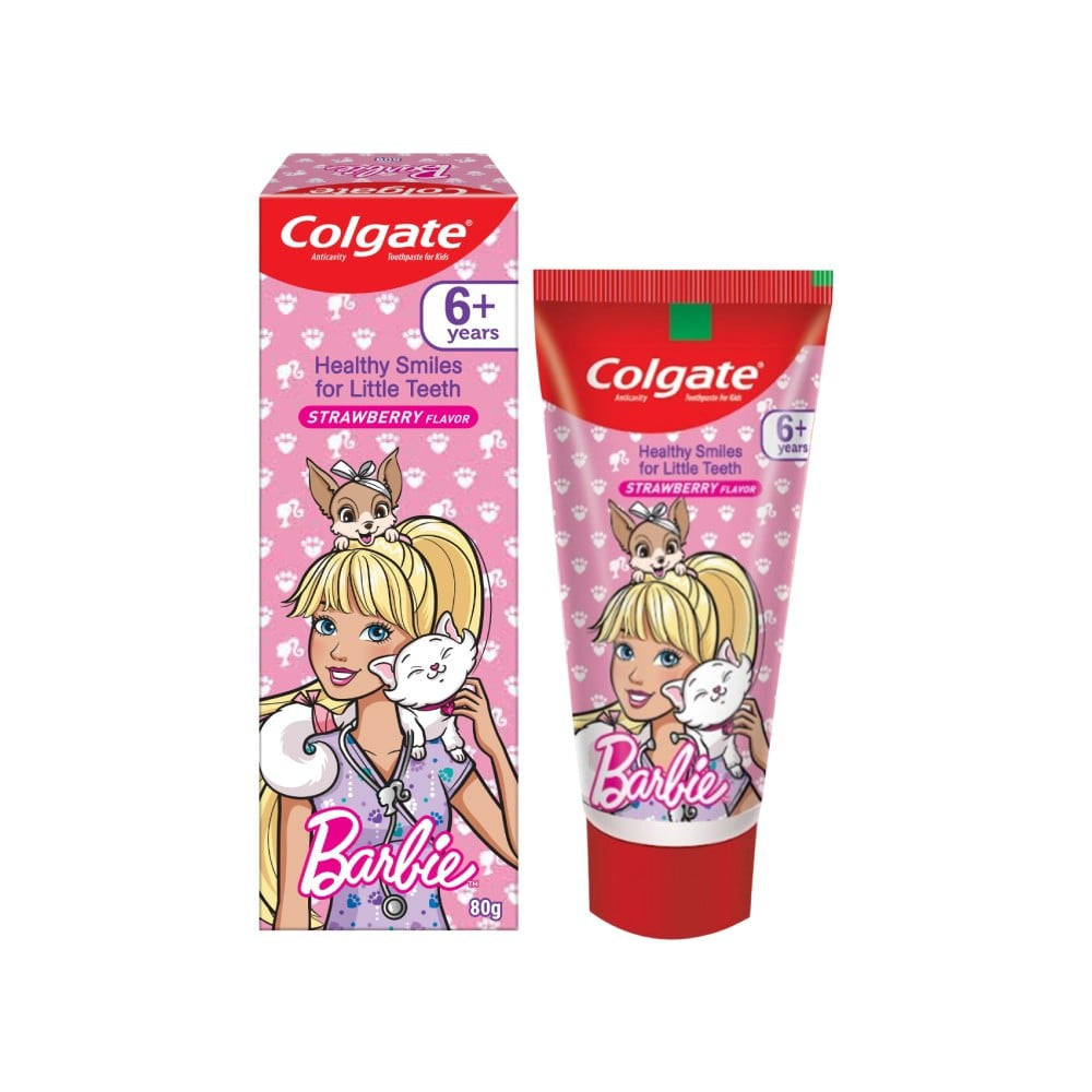 Colgate Barbie Strawberry Baby Toothpaste : 80 g
