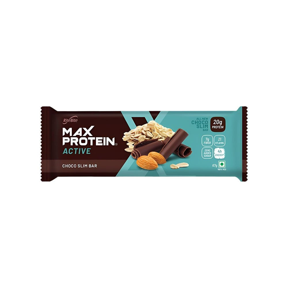 RiteBite Max Protein Active Choco Slim Nutrition Bar : 67 g