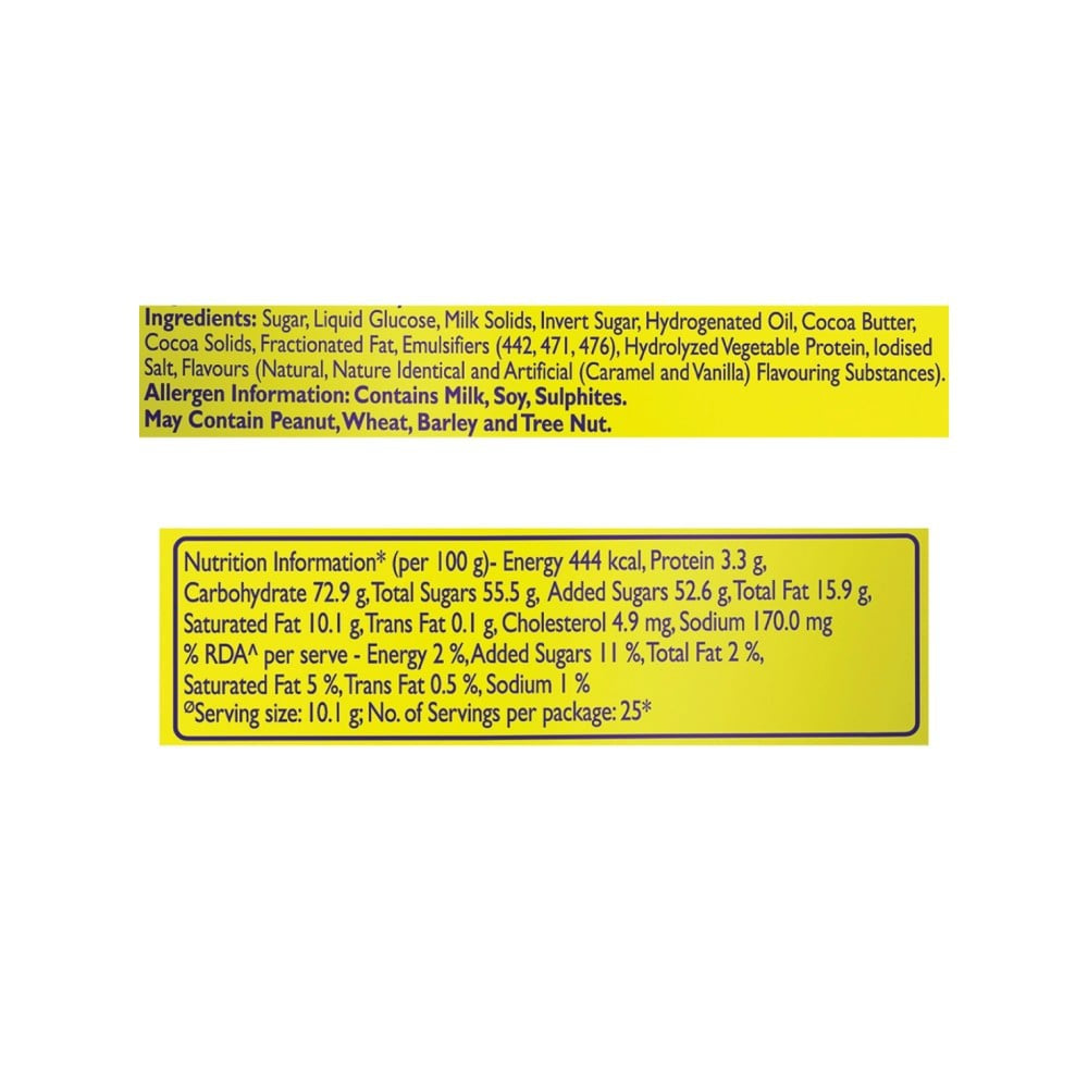 Cadbury 5 Star Chocolate Home Treats Bars - Pack of 2 : 2 x 252.5 g (25 x 10.1 g)