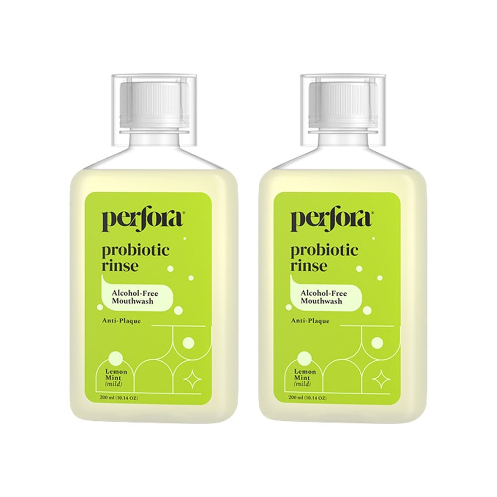 Perfora Probiotic Rinse Alcohol Free Mouthwash - Pack of 2 : 2 x 200 ml