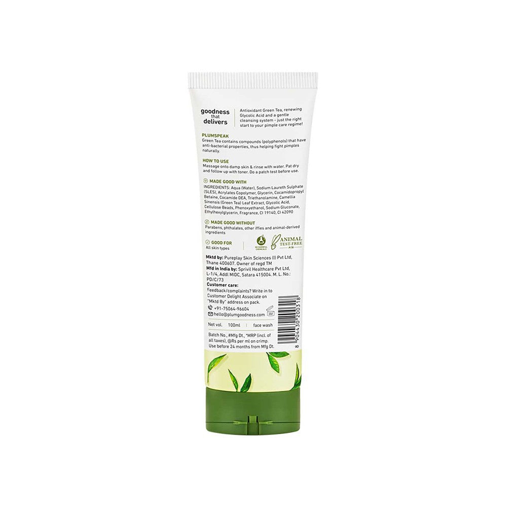Plum Green Tea Pore Cleansing Face Wash - Pack of 2 : 2 x 100 ml