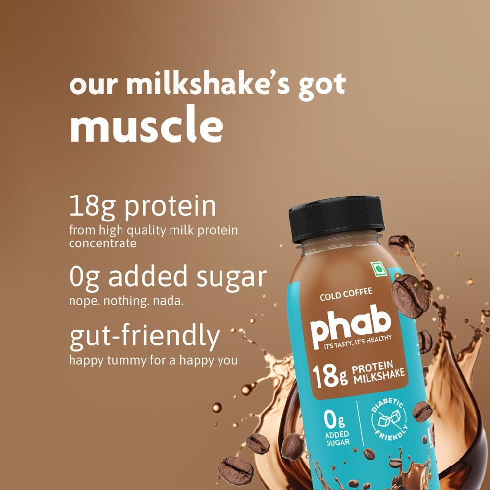 Phab Cold Coffee Protein Milkshake : 2 x 200 ml
