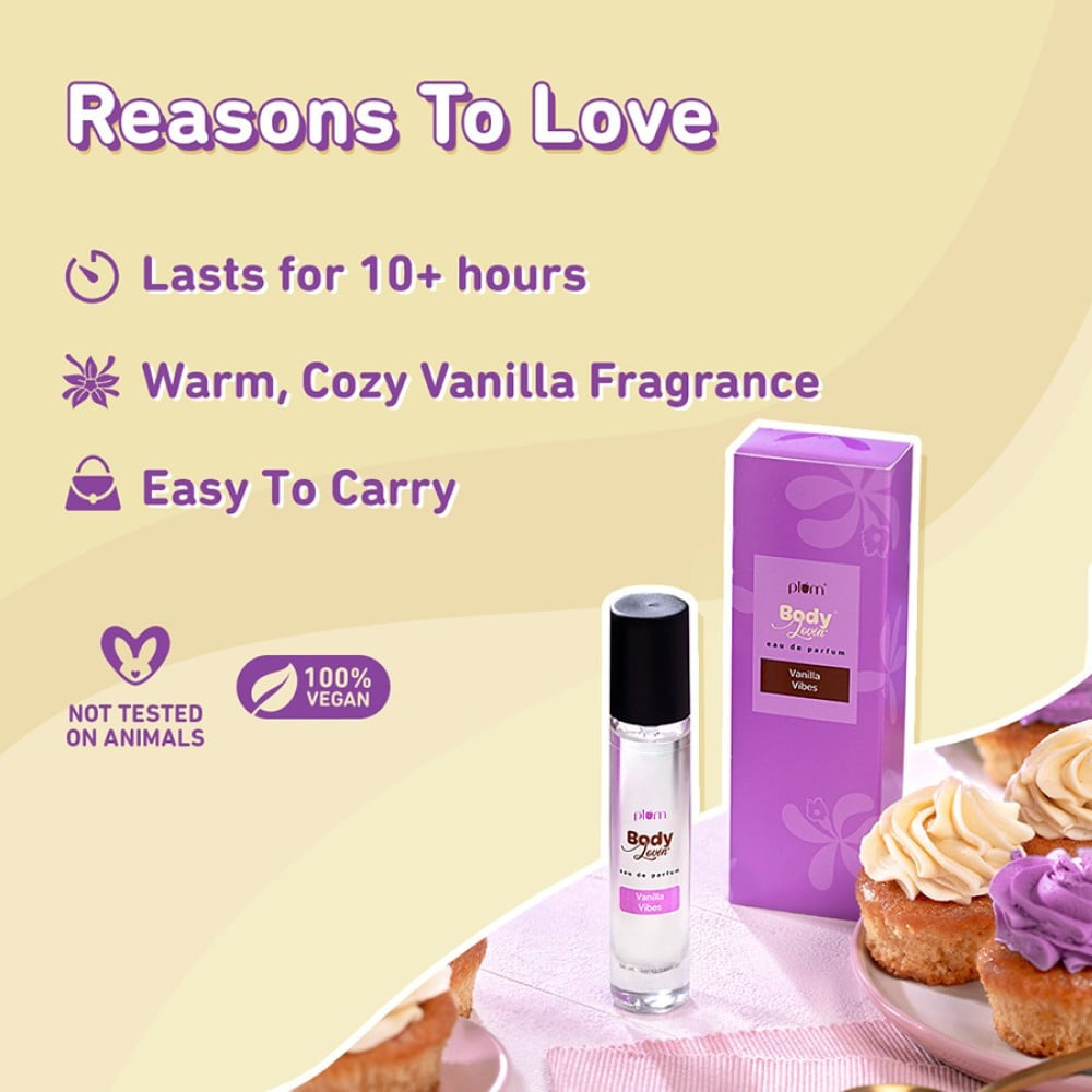 Plum BodyLovin' Vanilla Vibes Perfume (Sweet & Cozy) : 15 ml