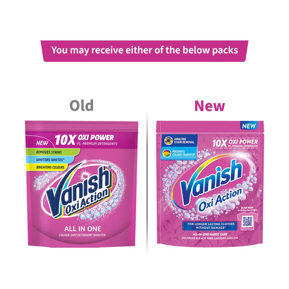 Vanish Oxi Action Fabric Stain Remover : 400 g
