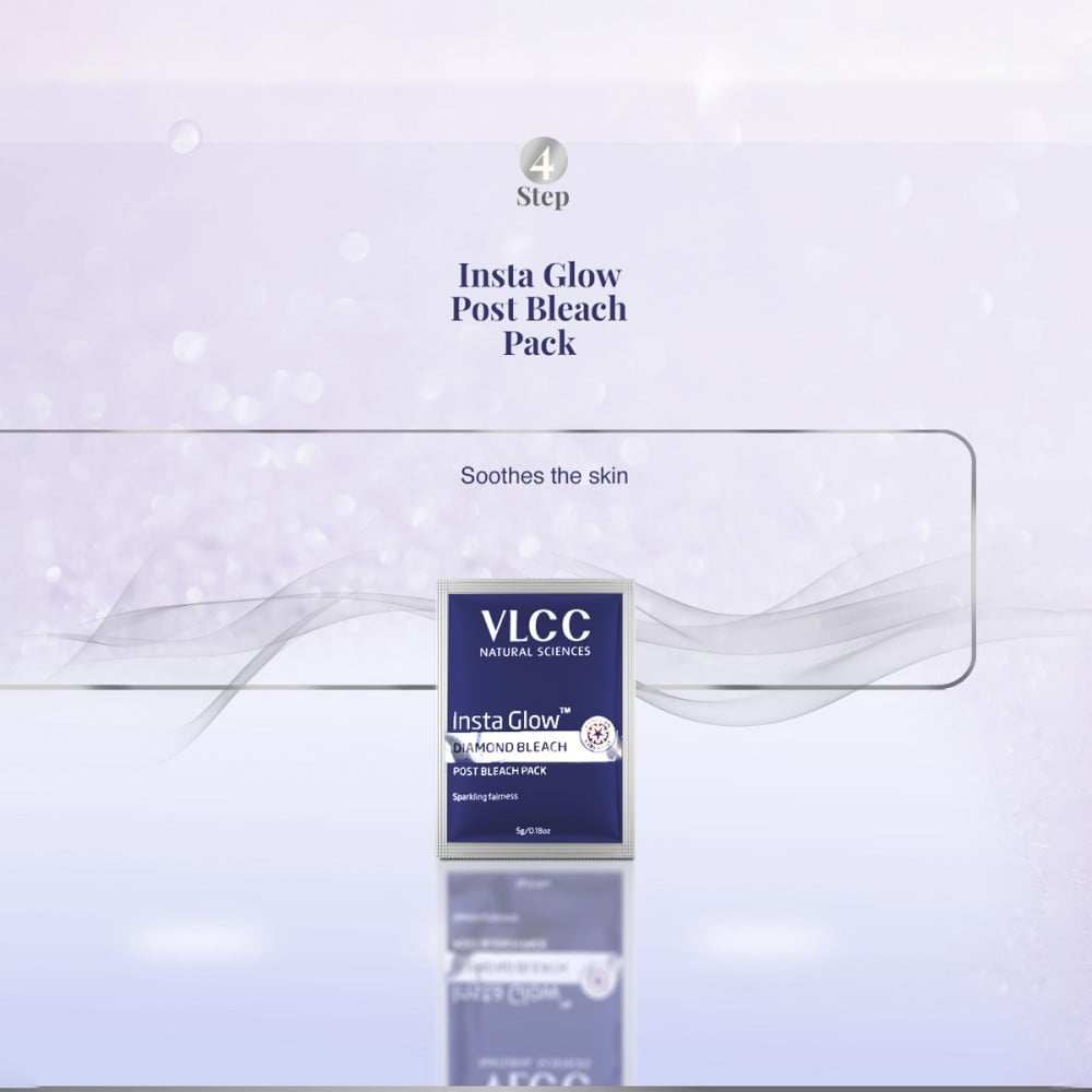 VLCC Insta Glow Diamond Bleach - Pack of 2 : 2 x 60 g