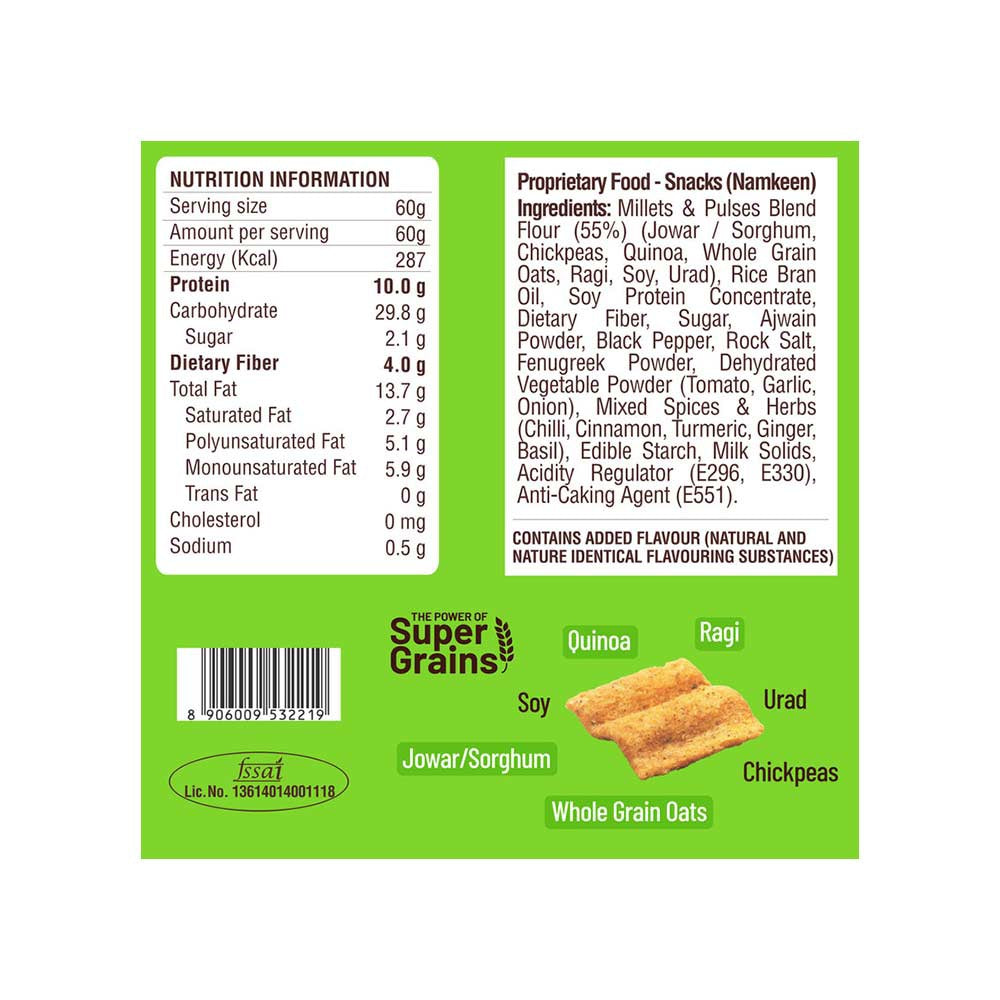 RiteBite Max Protein Spanish Tomato Chips + Peanut Butter Dark Chocolate Quinoa Crispies Oats Nutrition Bar + Max Protein Chinese Manchurian Chips Combo : 60 g + 40 g + 60 g