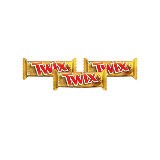 Twix Caramel Filled Bar - Pack of 3 : 3 x 50 g