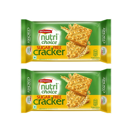 Britannia NutriChoice Sugar Free Healthy & Digestive Cracker - Pack of 2 : 2 x 295 g