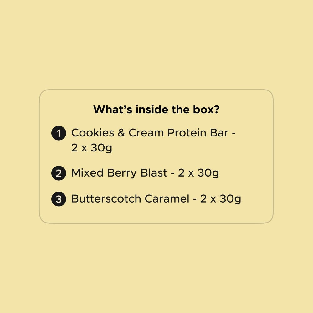 Phab Granola Bar Variety Protein Bar (Variety Pack) : 6 x 30 g