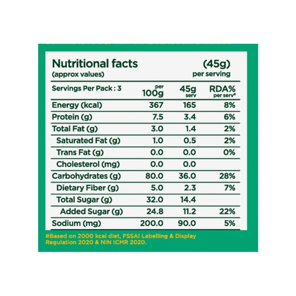 Yoga Bar Banana Choco Chip Pancake Mix (No Maida, No Preservatives) : 150 g