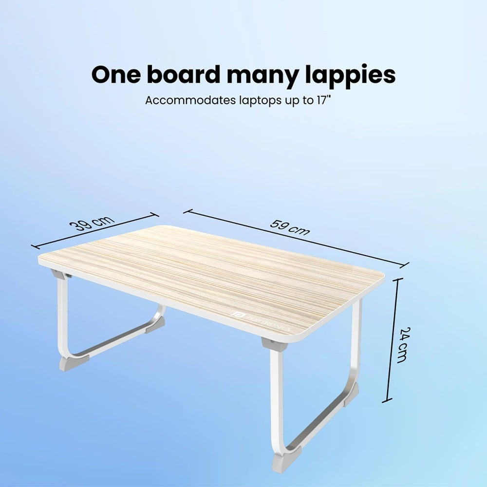 Portronics My Buddy J Laptop Table (Grey) : 1 unit