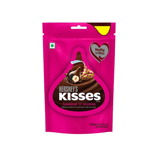Hershey's Kisses Hazelnut n Cookies Milk Chocolate Pack : 33.6 g