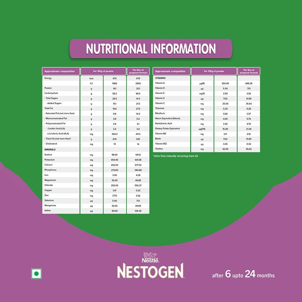Nestle Nestogen 2 Infant Follow up Formula (6 months+) : 400 g
