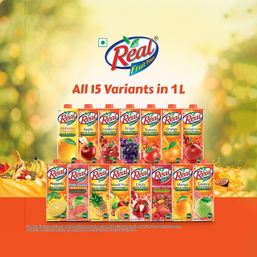 Real Fruit Power Mixed Fruit Juice: 1 ltr