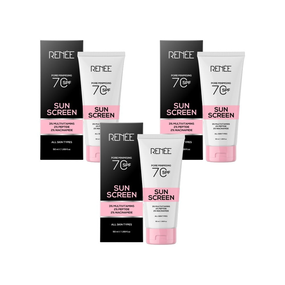 Renee Pore Minimising Sunscreen (SPF 70 PA++++) - Pack of 3 : 3 x 50 ml