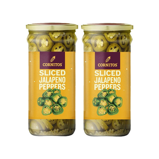 Cornitos Sliced Jalapeno Peppers - Pack of 2 : 2 x 370 ml
