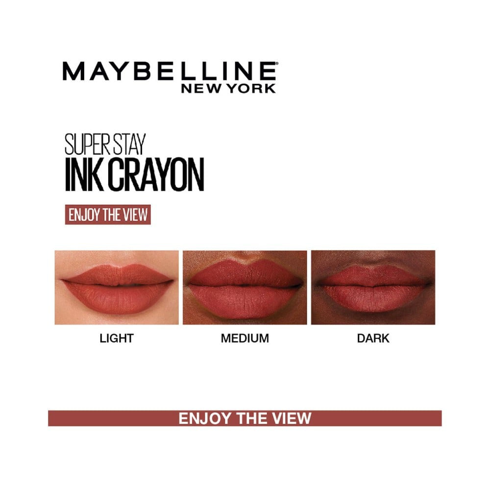 Maybelline New York Super Stay Ink Crayon Lipstick (Enjoy the View 20) : 1.2 g