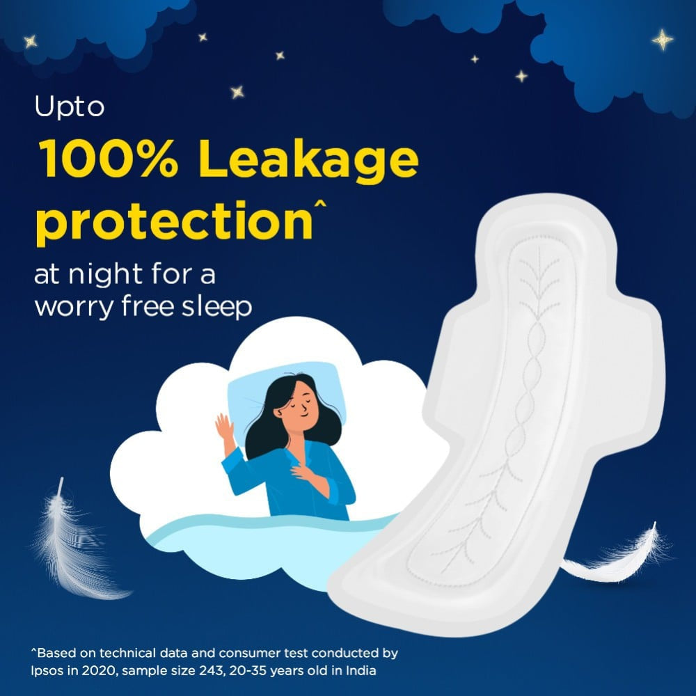 Stayfree Secure Nights Sanitary Pads : 40 units