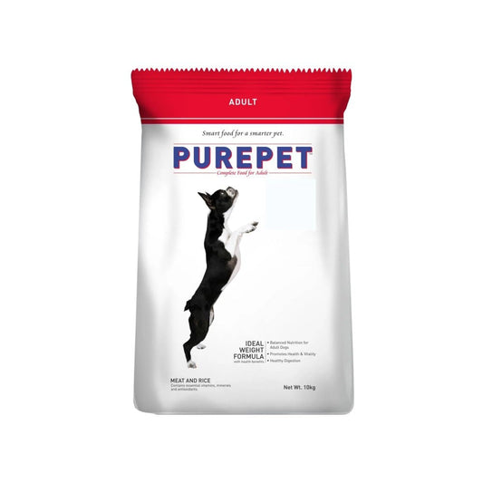 PurePet Meat & Rice Adult Dog Food : 10 kg