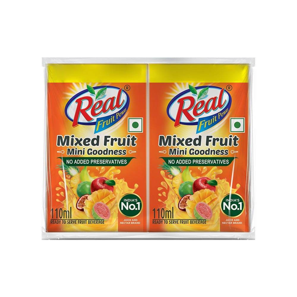 Real Mixed Juice (Pack of 10) : 10 x 110 ml