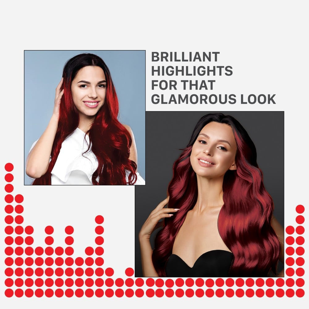 Streax Highlighting Hair Colour Kit (Scarlet Red) : 1 pack