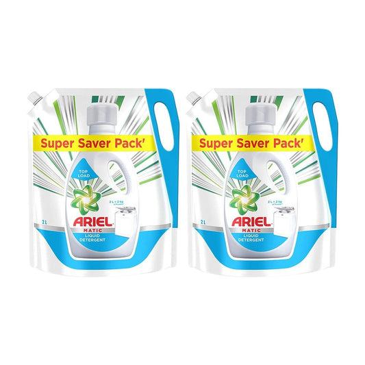 Ariel Top Load Liquid Detergent 2 ltr - Pack of 2 : 2 x 2 ltr