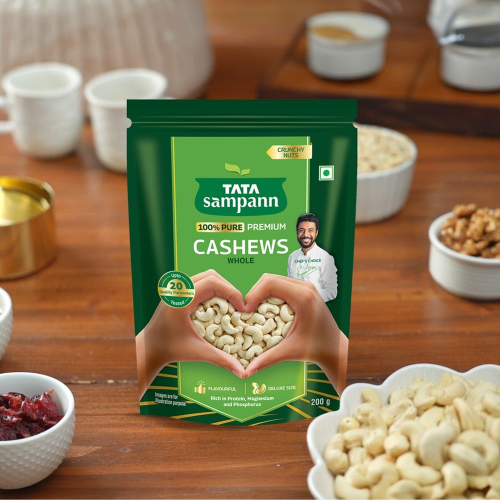 Tata Sampann Cashew (100% Pure Premium) : 200 g