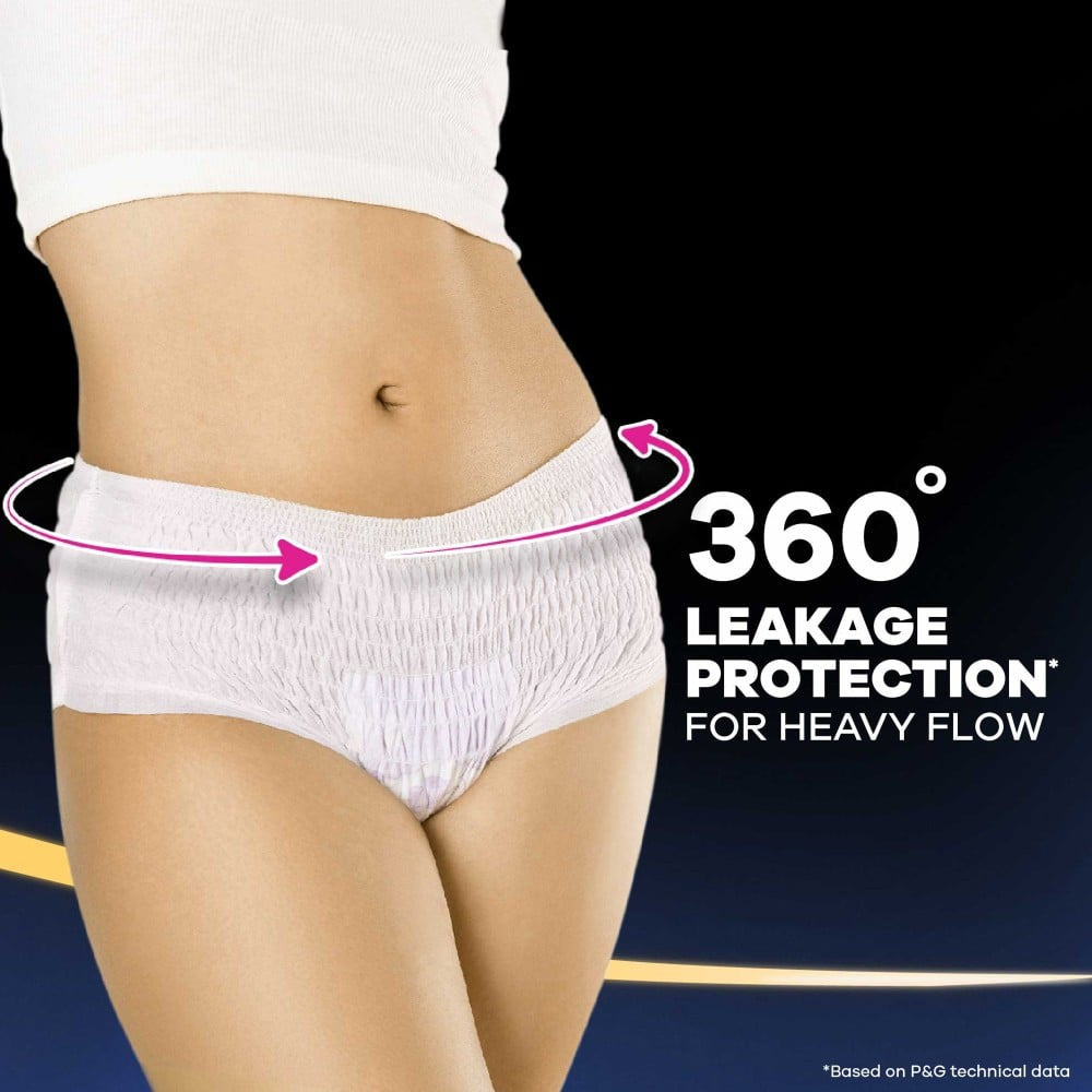 Whisper Super Absorbent Period Panty (M-L) : 1 pack (12 pieces)