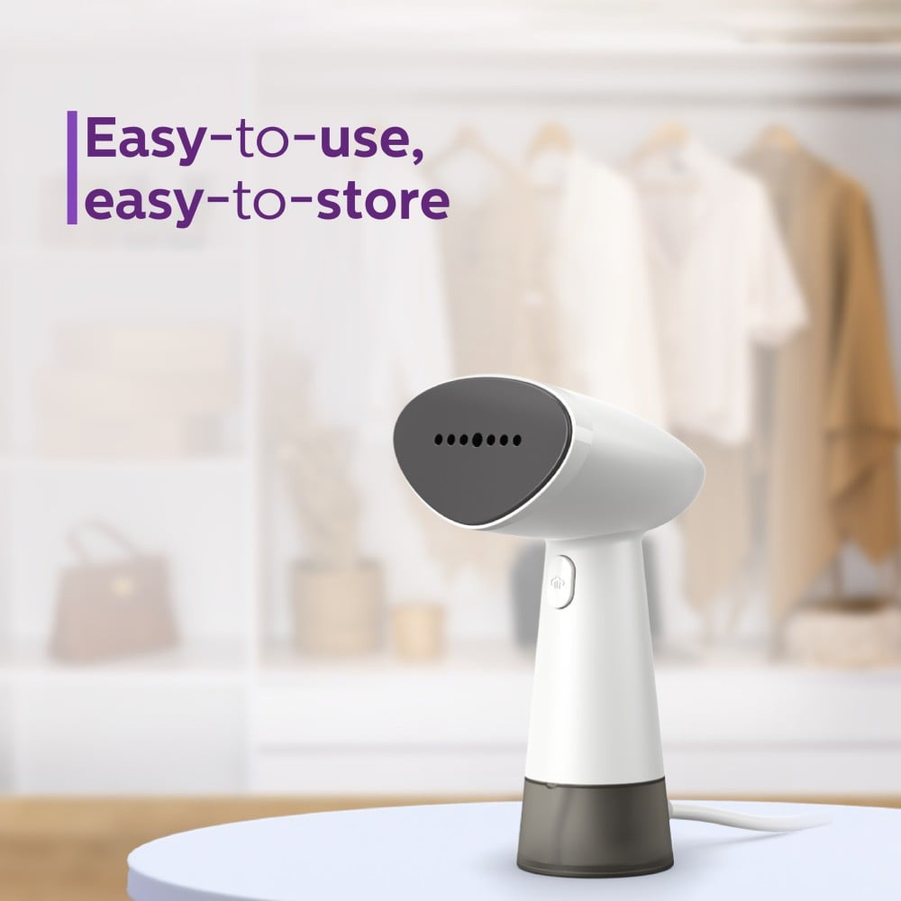 Philips Domestic Handheld Garment Steamer 900W (White & Black) : 1 unit